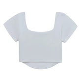 Camiseta Manga Corta Tipo Corset